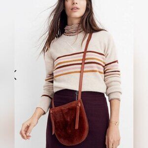 Madewell The Knot Crossbody Bag in Faux Fur